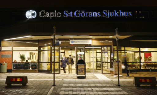 Entrance to Capio Hospital